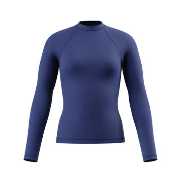 Speedo Women's Long Sleeve Solid Boom Rashguard
