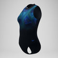 Speedo Women's Print Hydrasuit One Piece Swimsuit  One Piece Swimsuits  Speedo