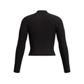 Speedo Women's Long Sleeve Solid Zip Rashguard  Long Sleeve Rash Guard  Speedo