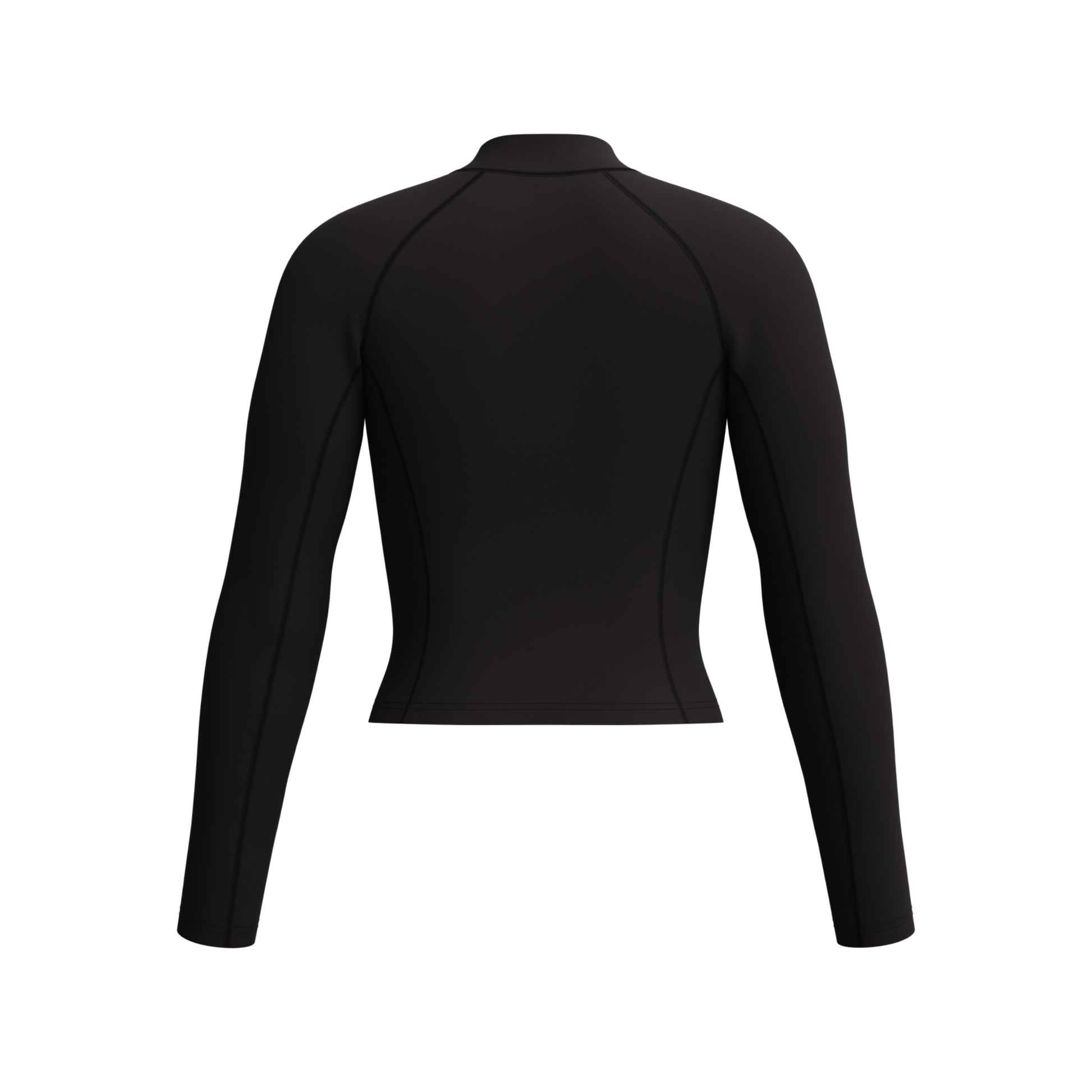 Speedo Women's Long Sleeve Solid Zip Rashguard  Long Sleeve Rash Guard  Speedo