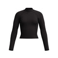Speedo Women's Long Sleeve Solid Zip Rashguard  Long Sleeve Rash Guard  Speedo