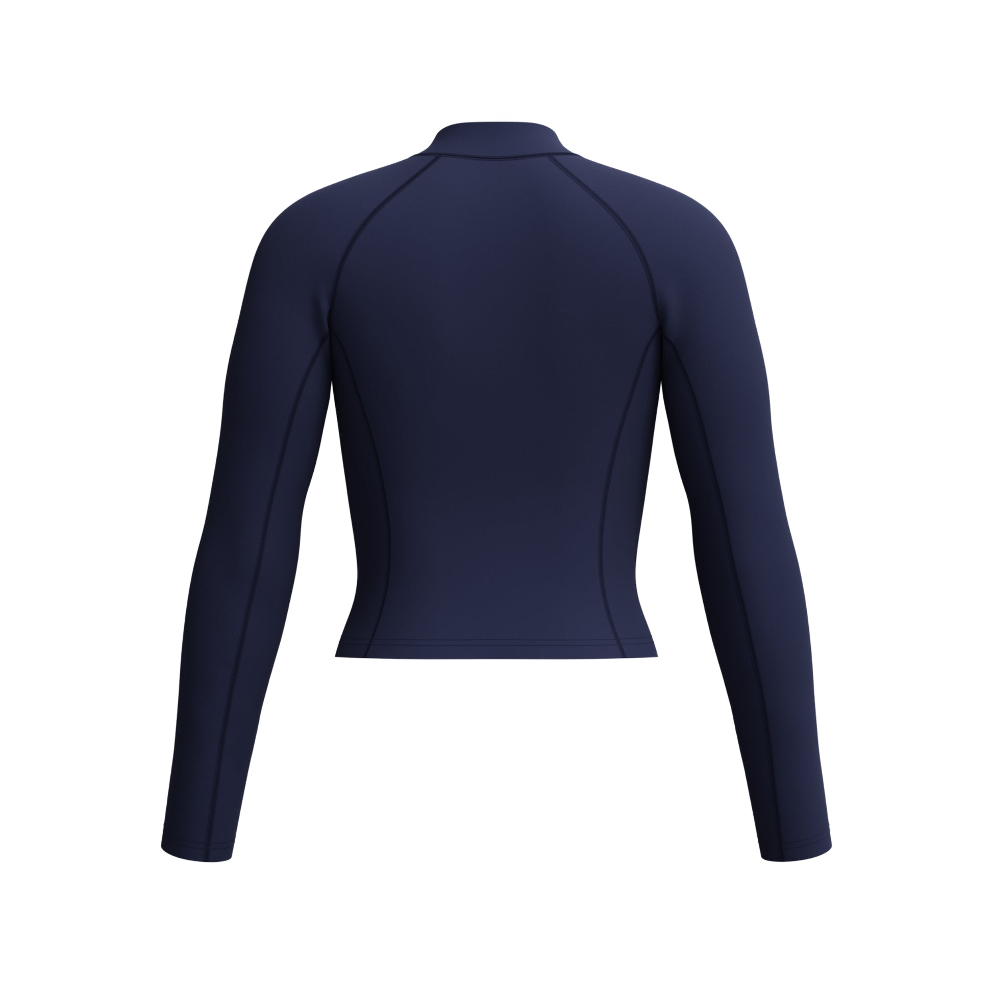 Speedo Women's Long Sleeve Solid Zip Rashguard  Long Sleeve Rash Guard  Speedo