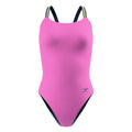 Speedo Women's Solid Comfort V-Back One Piece Swimsuit  One Piece Swimsuits  Speedo