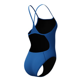 Speedo Women's Solid Endurosoft Turnback One Piece Swimsuit  One Piece Swimsuits  Speedo