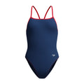 Speedo Women's Solid Endurosoft Turnback One Piece Swimsuit  One Piece Swimsuits  Speedo