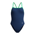Speedo Women's Solid Endurosoft Turnback One Piece Swimsuit  One Piece Swimsuits  Speedo