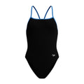 Speedo Women's Solid Endurosoft Turnback One Piece Swimsuit  One Piece Swimsuits  Speedo