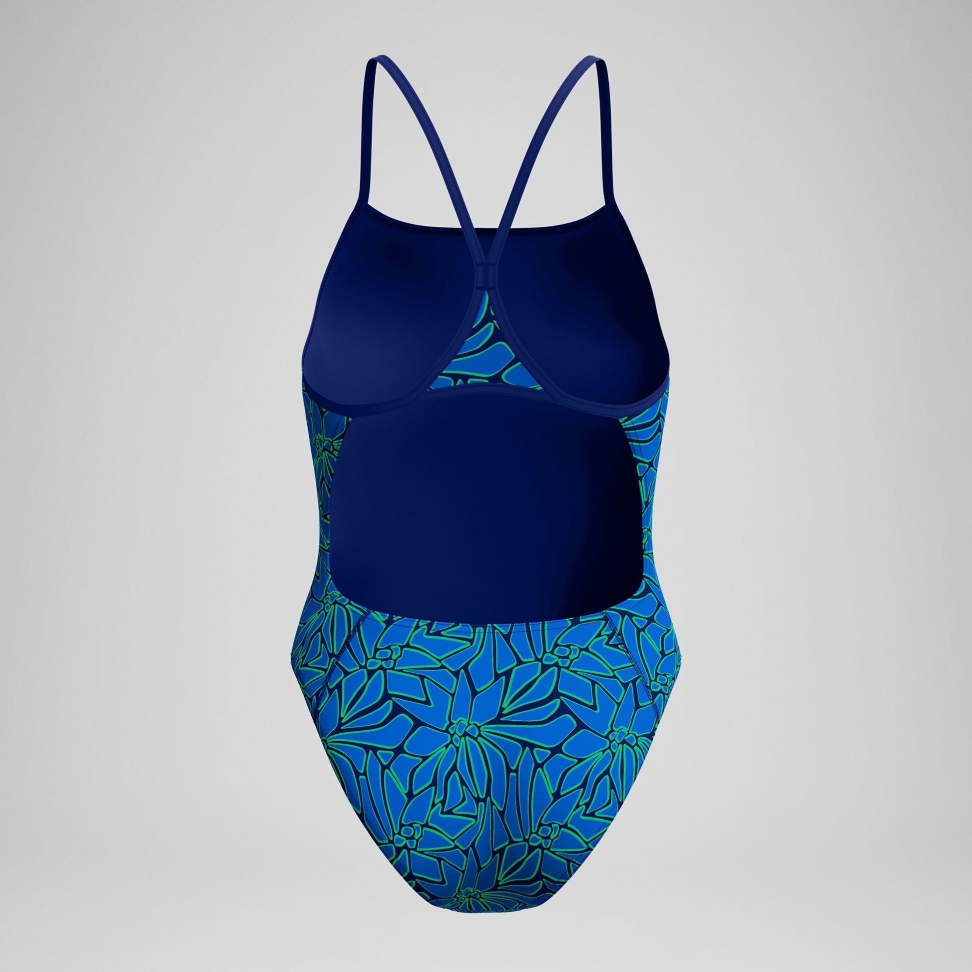 Speedo Women's Female Petal Polygon Turnback One Piece Swimsuit  One Piece Swimsuits  Speedo