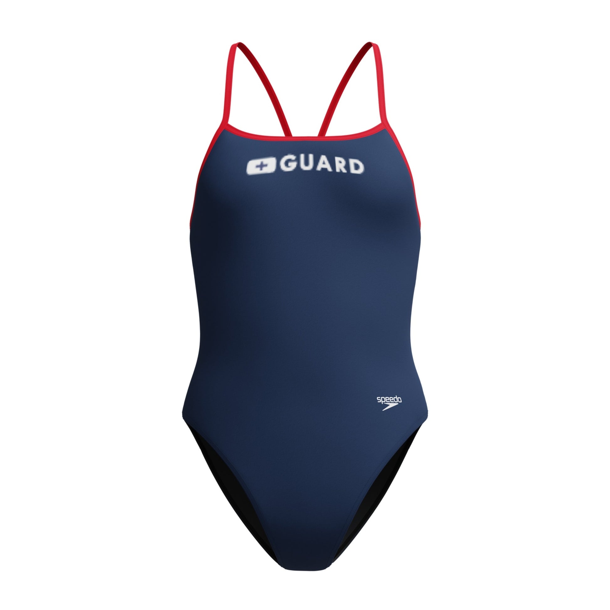 Speedo Women's Guard Endurosoft Turnback One Piece Swimsuit  Lifeguard One Piece  Speedo