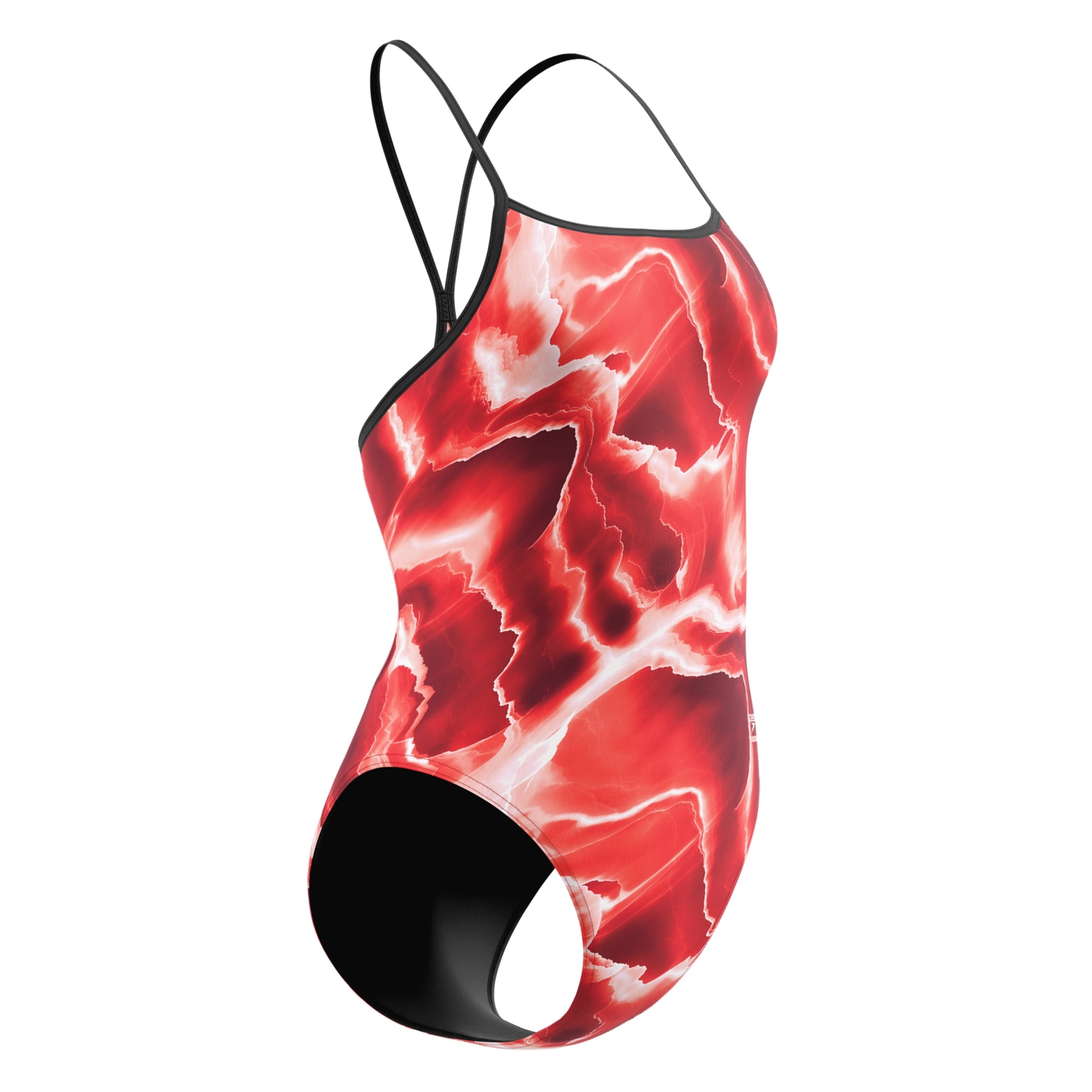 Speedo Women's Team Lightning Turnback One Piece Swimsuit  One Piece Swimsuits  Speedo
