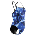 Speedo Women's Team Lightning Turnback One Piece Swimsuit  One Piece Swimsuits  Speedo