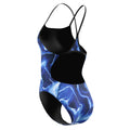 Speedo Women's Team Lightning Turnback One Piece Swimsuit  One Piece Swimsuits  Speedo