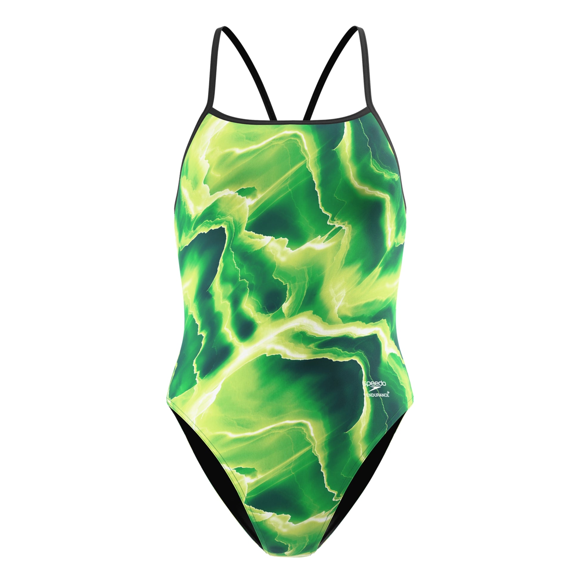 Speedo Women's Team Lightning Turnback One Piece Swimsuit  One Piece Swimsuits  Speedo