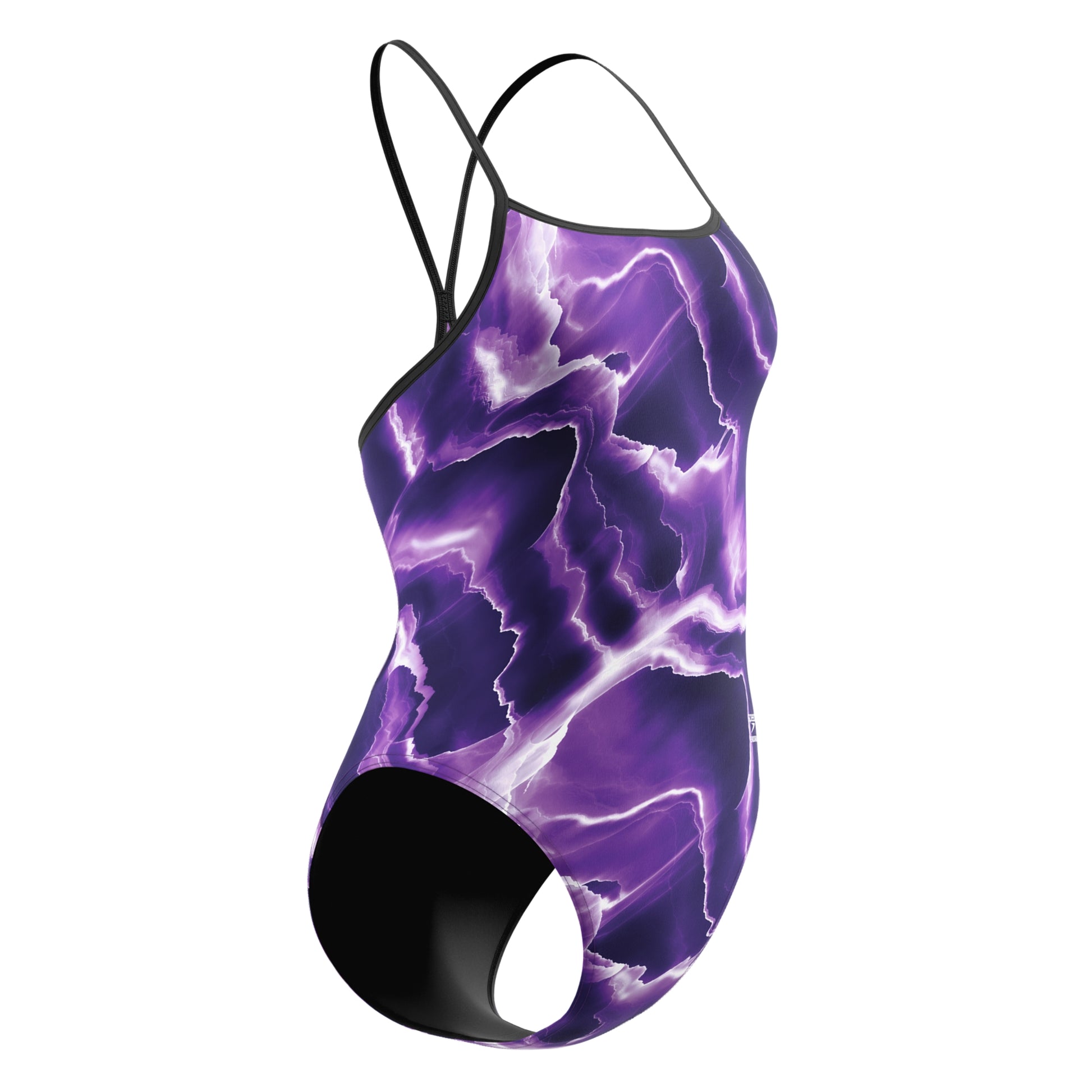 Speedo Women's Team Lightning Turnback One Piece Swimsuit  One Piece Swimsuits  Speedo