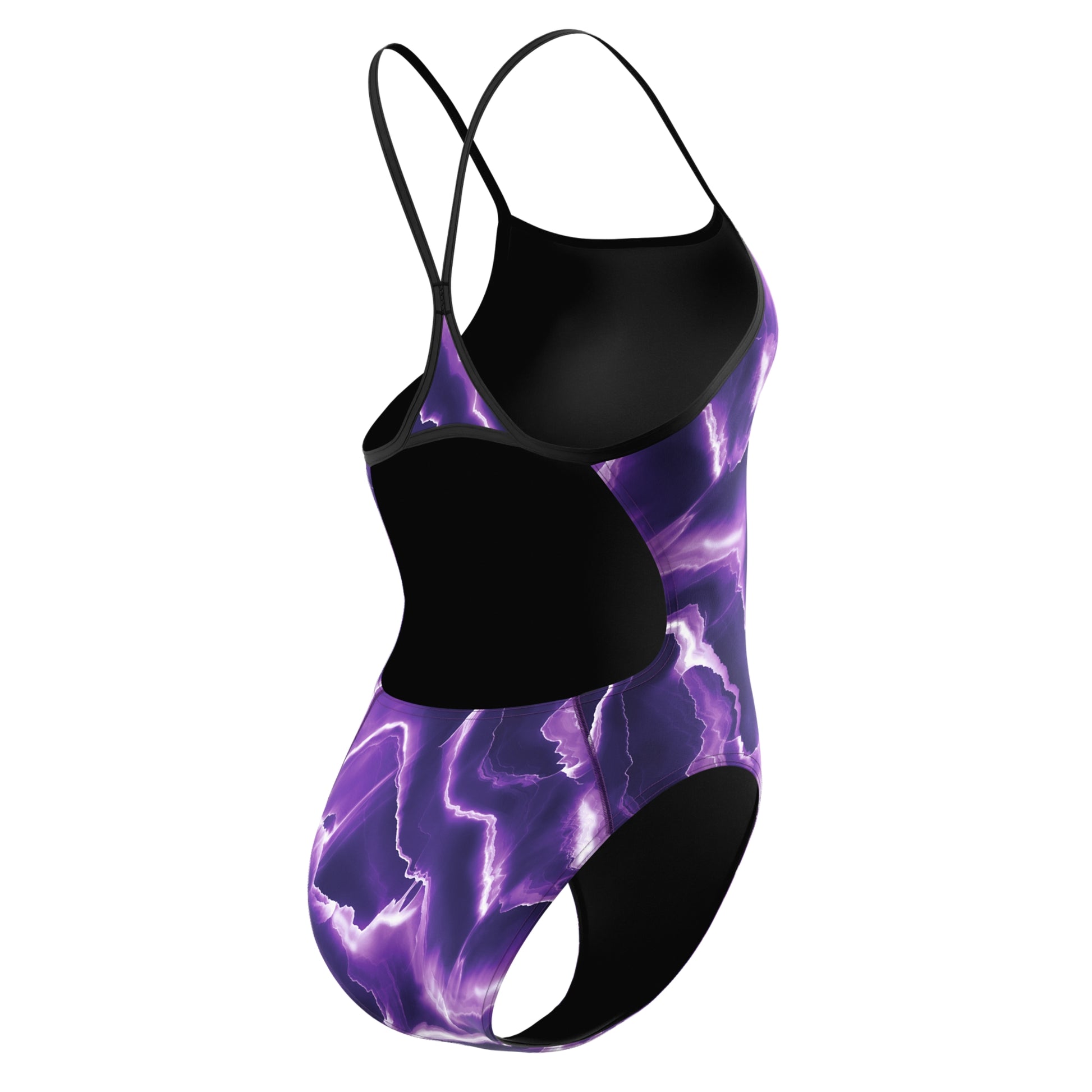 Speedo Women's Team Lightning Turnback One Piece Swimsuit  One Piece Swimsuits  Speedo
