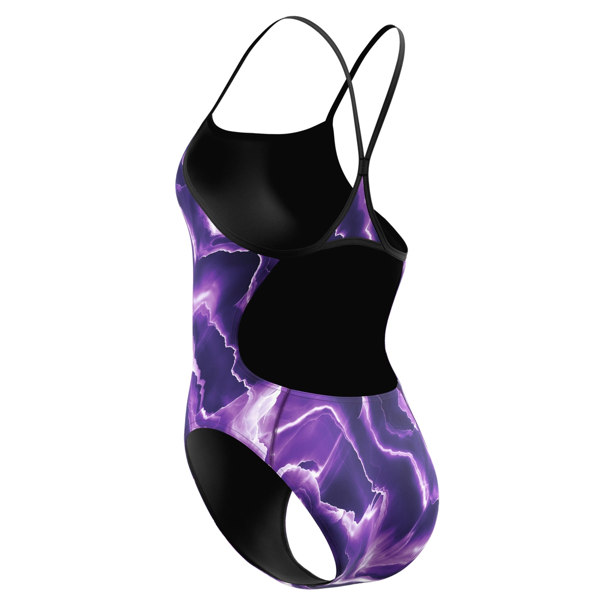 Speedo Women's Team Lightning Turnback One Piece Swimsuit  One Piece Swimsuits  Speedo