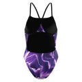 Speedo Women's Team Lightning Turnback One Piece Swimsuit  One Piece Swimsuits  Speedo