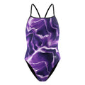 Speedo Women's Team Lightning Turnback One Piece Swimsuit  One Piece Swimsuits  Speedo