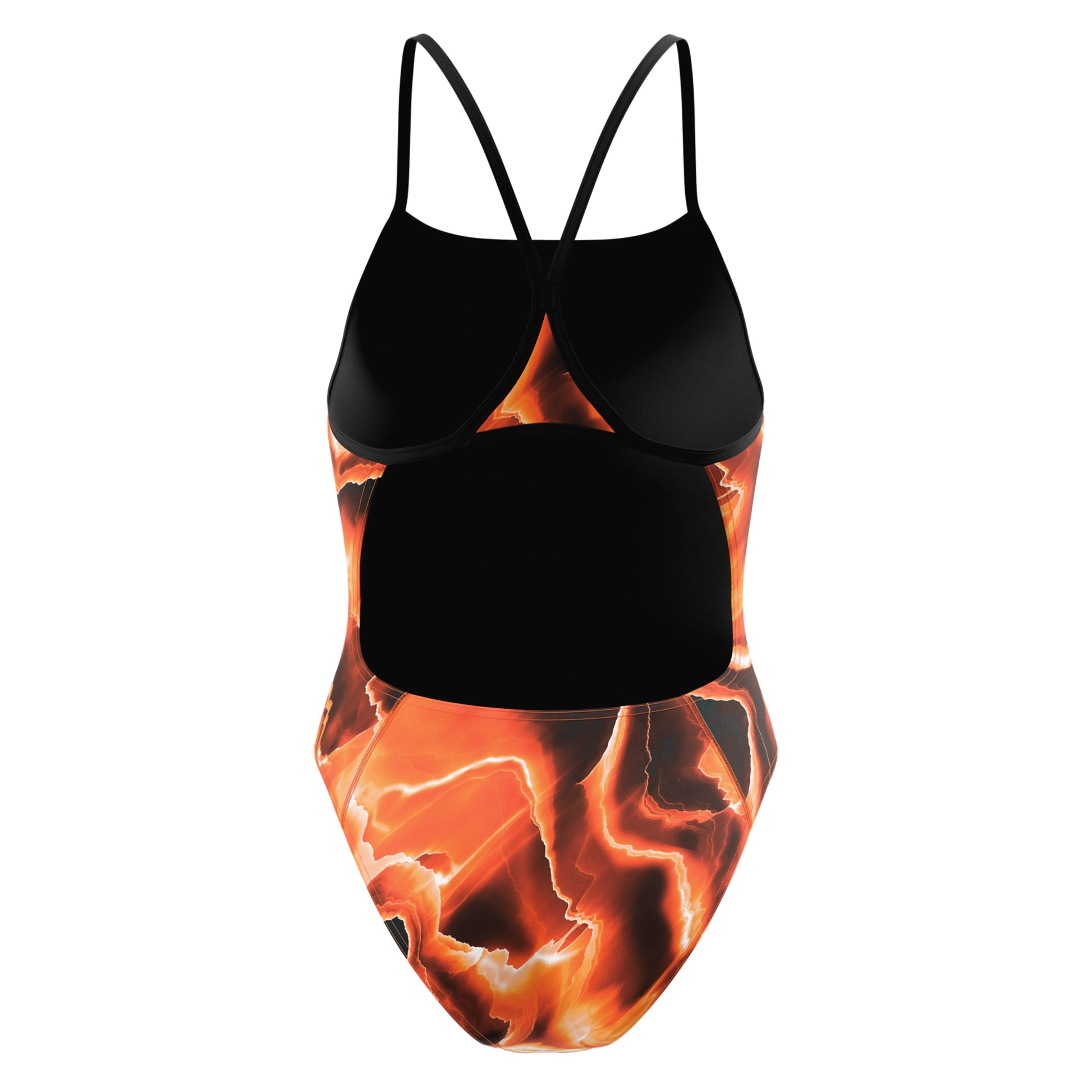 Speedo Women's Team Lightning Turnback One Piece Swimsuit  One Piece Swimsuits  Speedo