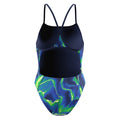Speedo Women's Team Lightning Turnback One Piece Swimsuit  One Piece Swimsuits  Speedo