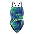 Speedo Women's Team Lightning Turnback One Piece Swimsuit  One Piece Swimsuits  Speedo