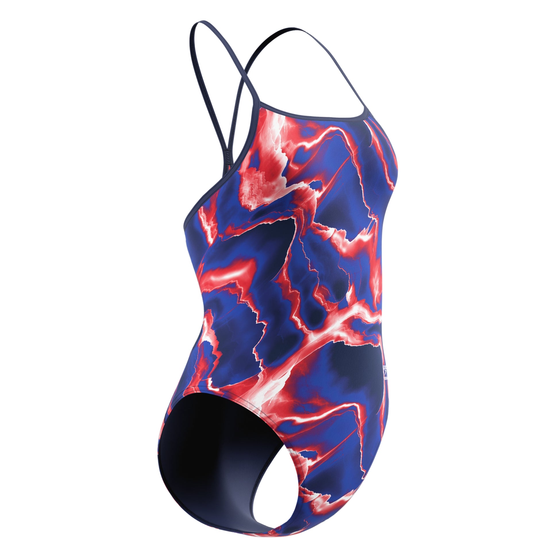 Speedo Women's Team Lightning Turnback One Piece Swimsuit  One Piece Swimsuits  Speedo