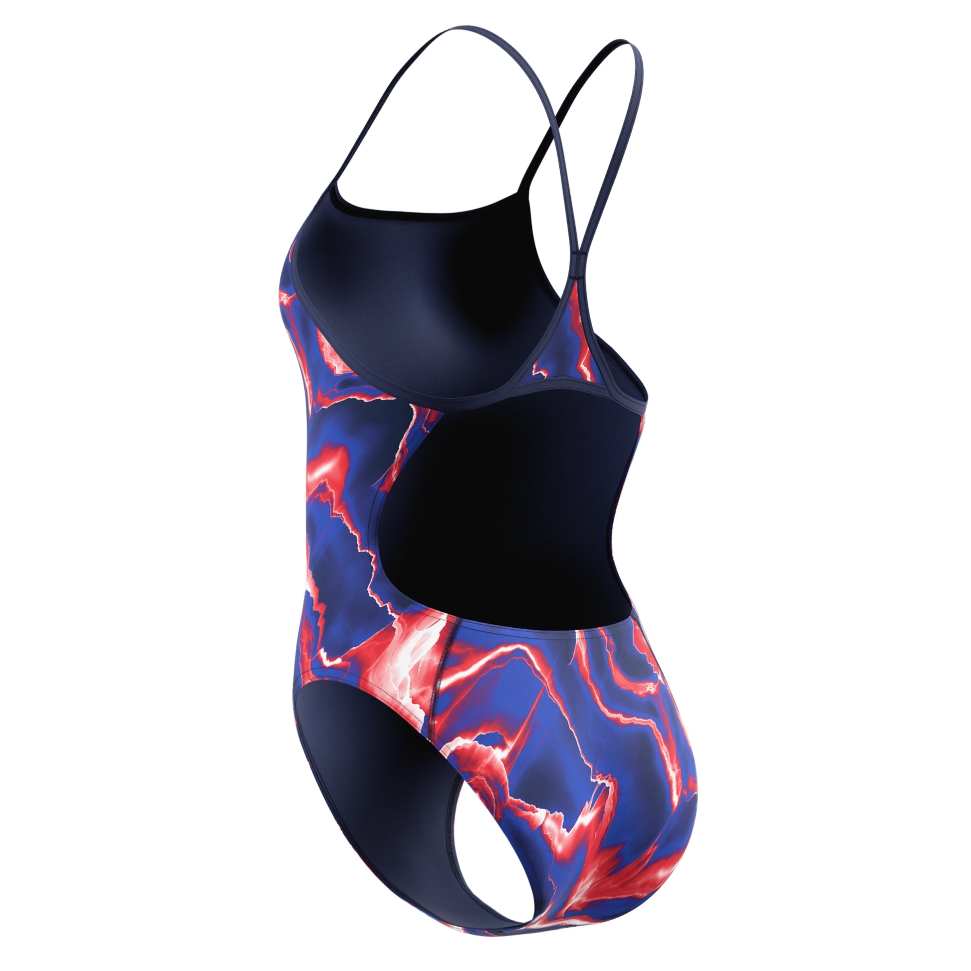 Speedo Women's Team Lightning Turnback One Piece Swimsuit  One Piece Swimsuits  Speedo