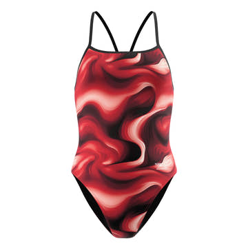 Speedo Women's Team topography Turnback One Piece Swimsuit  One Piece Swimsuits  Speedo