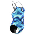 Speedo Women's Team topography Turnback One Piece Swimsuit  One Piece Swimsuits  Speedo
