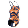 Speedo Women's Team topography Turnback One Piece Swimsuit  One Piece Swimsuits  Speedo
