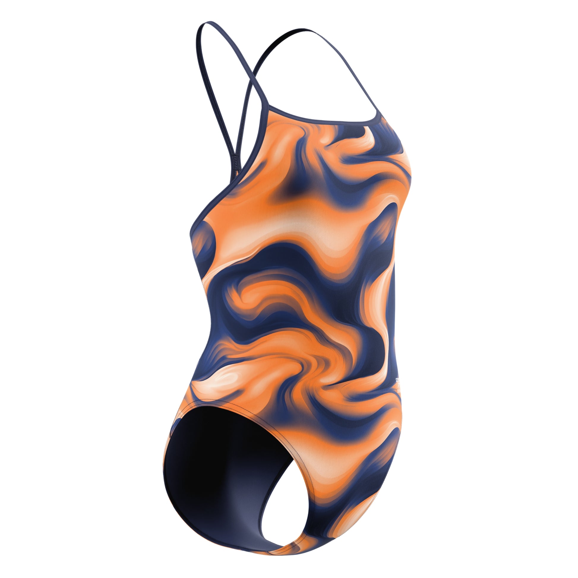 Speedo Women's Team topography Turnback One Piece Swimsuit  One Piece Swimsuits  Speedo
