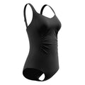 Speedo Women's Modest One Piece Swimsuit - Shirred  One Piece Swimsuits  Speedo