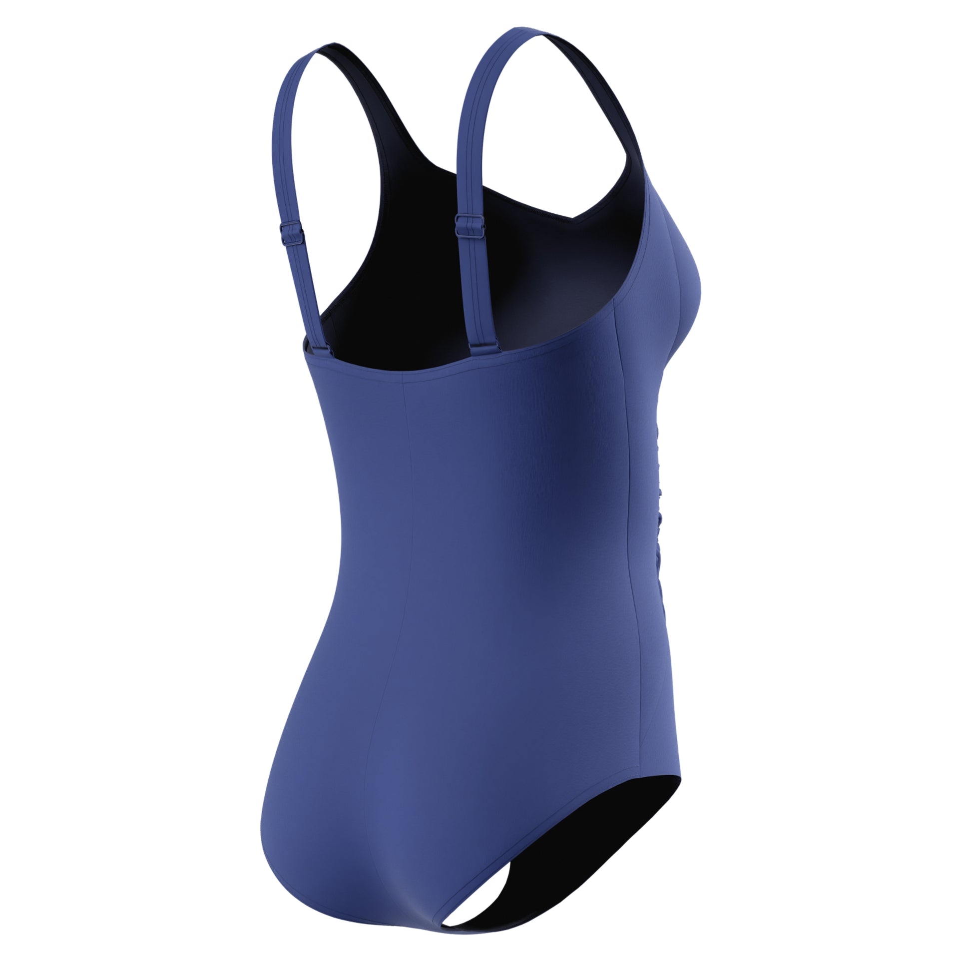 Speedo Women's Modest One Piece Swimsuit - Shirred  One Piece Swimsuits  Speedo