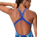 Speedo Women's Fastskin LZR Pure Intent 2.0 Printed Openback Kneeskin Tech Suit  Technical Swimsuits  Speedo