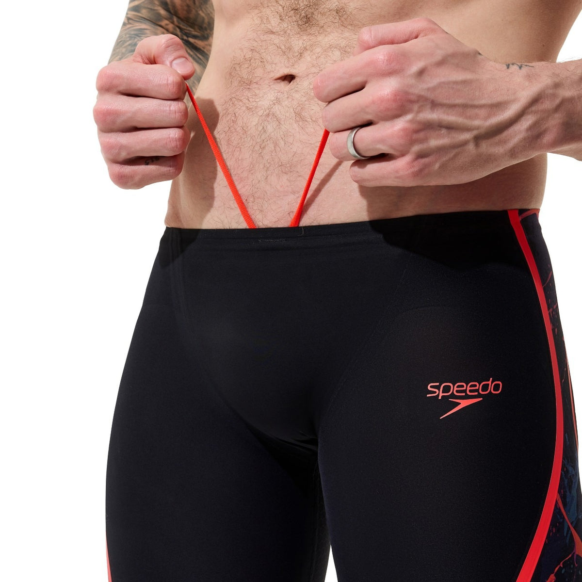 Speedo Men's Fastskin LZR Pure Intent 2.0 Printed Jammer Tech Suit  Technical Jammer  Speedo