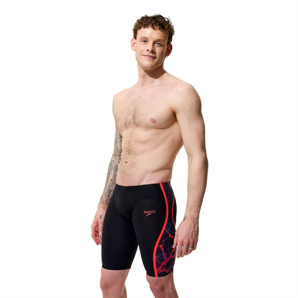Speedo Men's Fastskin LZR Pure Intent 2.0 Printed Jammer Tech Suit  Technical Jammer  Speedo
