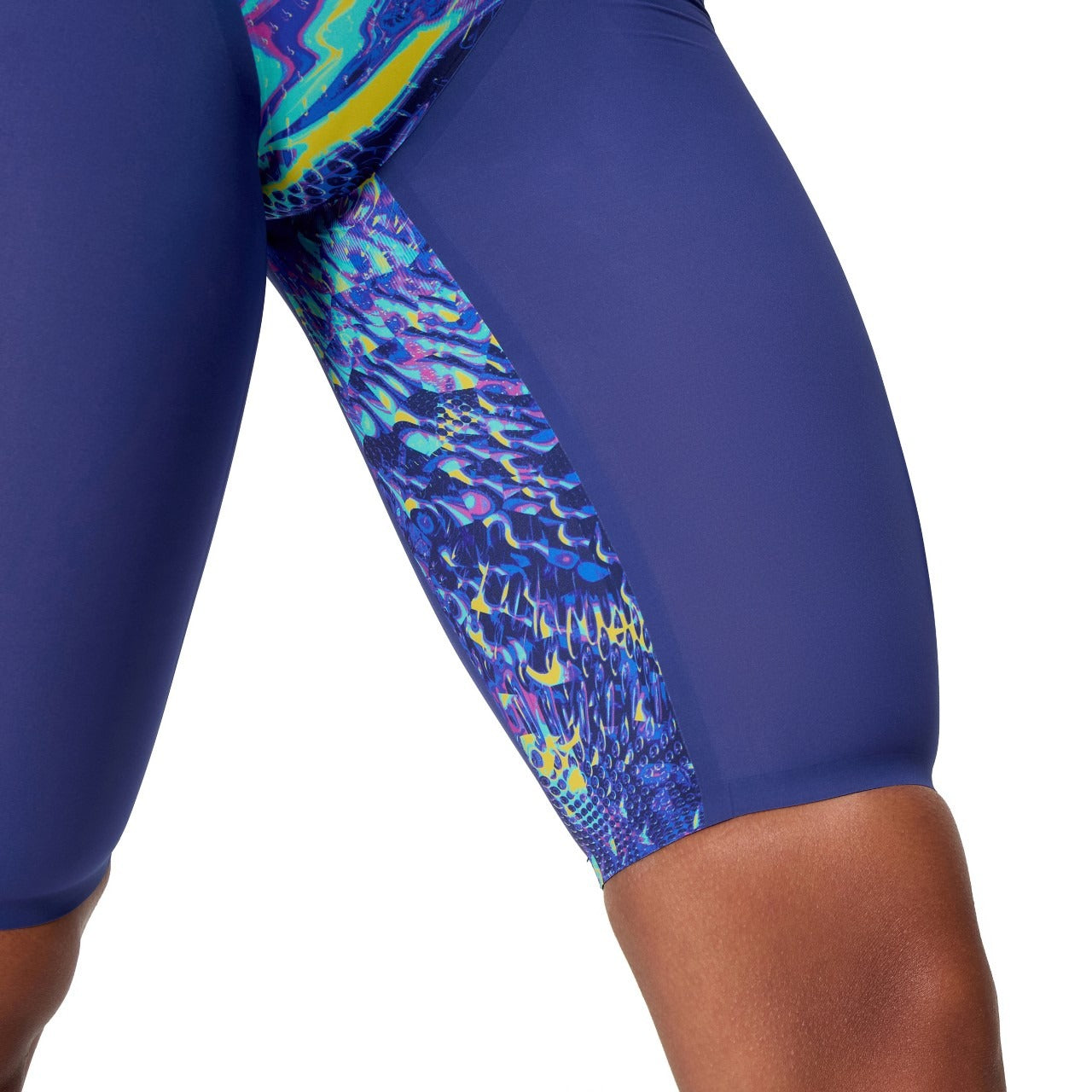 Speedo Women's Fastskin LZR Pure Valor 2.0 Printed Openback Kneeskin Tech Suit  Technical Swimsuits  Speedo