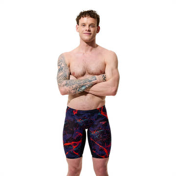 Speedo Men's Fastskin LZR Pure Valor 2.0 Printed Jammer Tech Suit