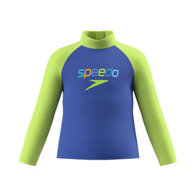 Speedo Infant Printed Raglan Long Sleeve Rash Guard  Long Sleeve Rash Guard  Speedo