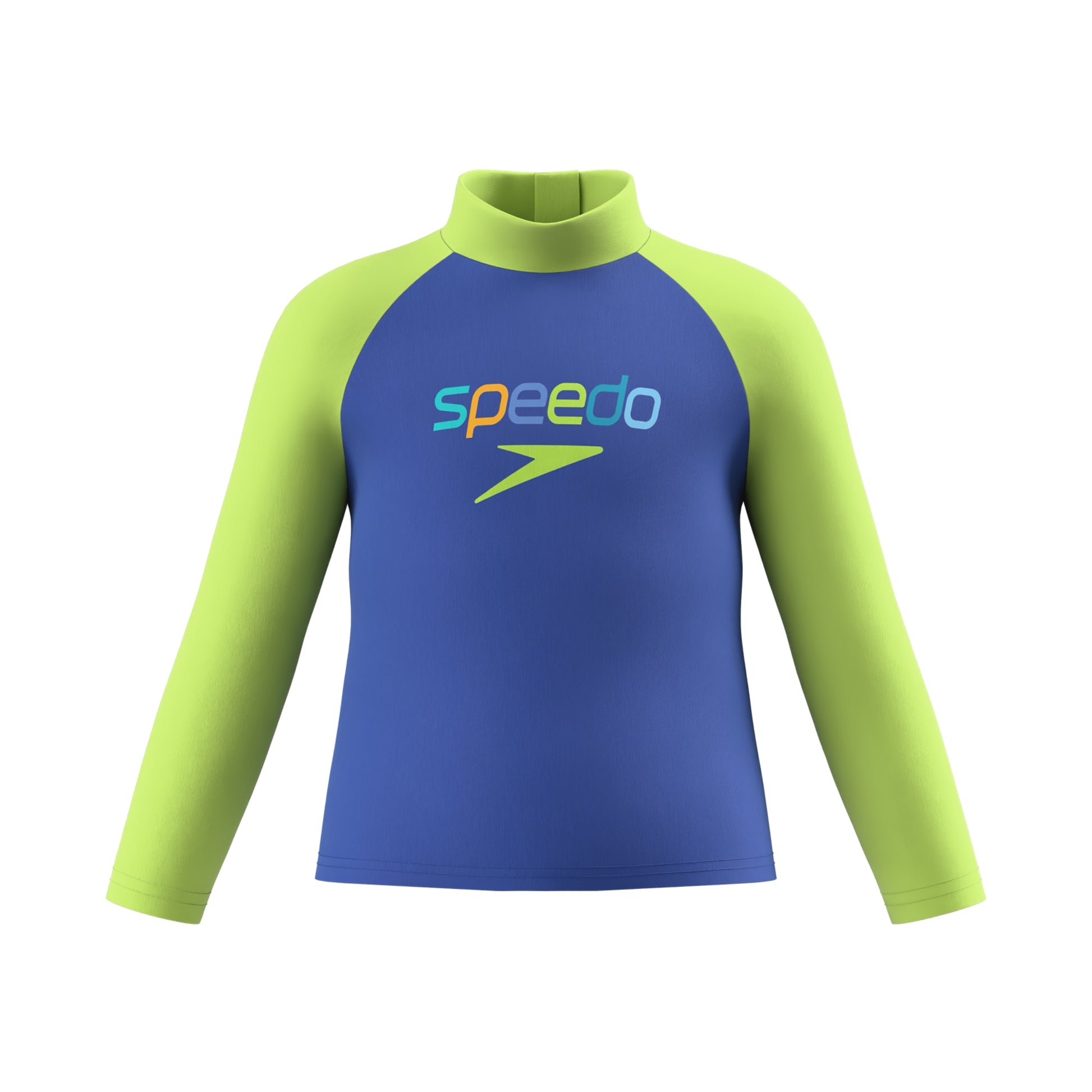 Speedo Infant Printed Raglan Long Sleeve Rash Guard  Long Sleeve Rash Guard  Speedo