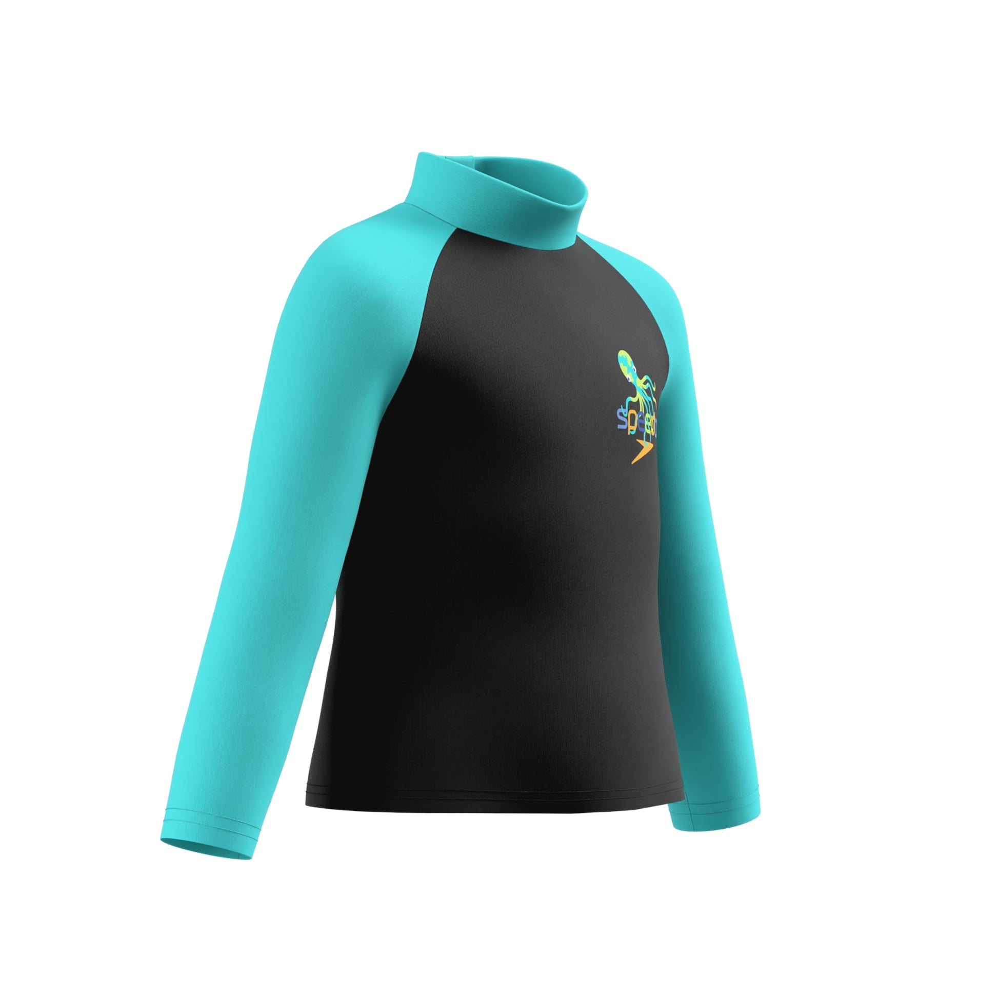 Speedo Infant Printed Raglan Long Sleeve Rash Guard  Long Sleeve Rash Guard  Speedo