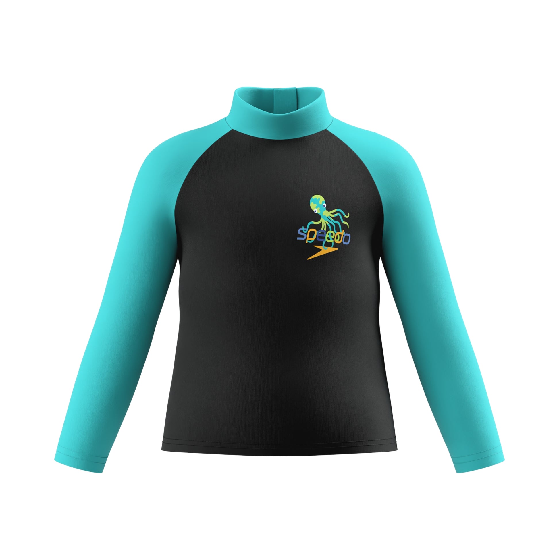 Speedo Infant Printed Raglan Long Sleeve Rash Guard  Long Sleeve Rash Guard  Speedo