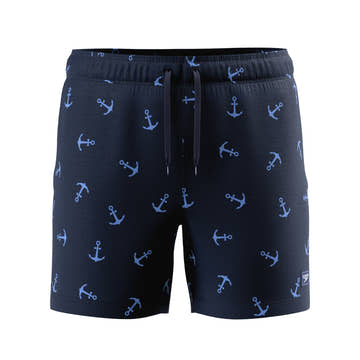 Speedo Men's Printed Redondo Edge 16" Volley Swim Short  - Peacoat  Men's Volley Short  Speedo