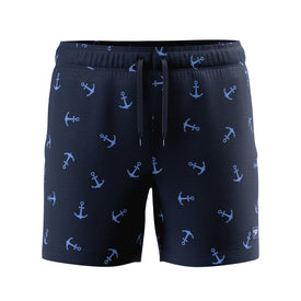 Speedo Men's Printed Redondo Edge 16" Volley Swim Short  - Peacoat  Men's Volley Short  Speedo