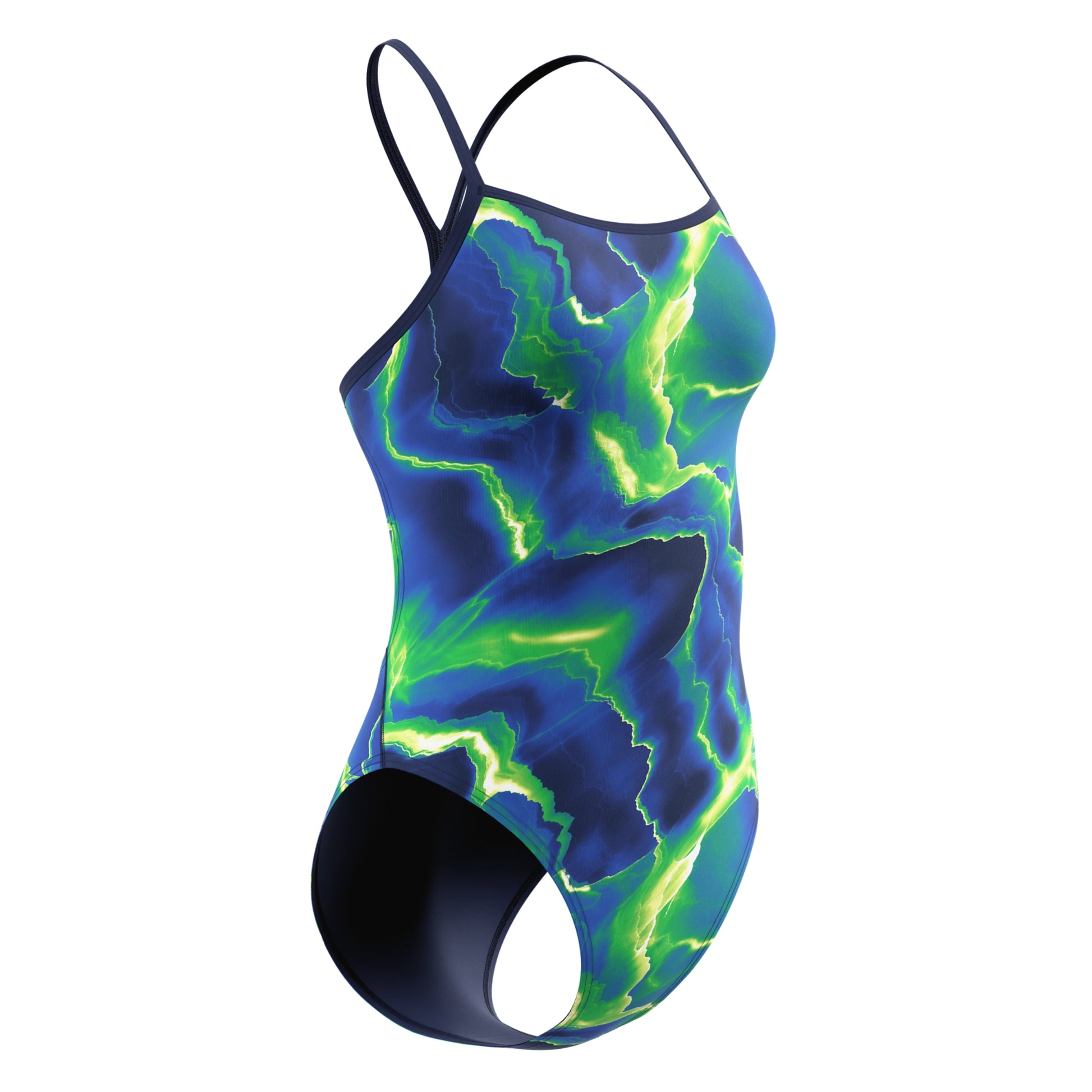 Speedo Women's Team Lightning V-Back One Piece Swimsuit  One Piece Swimsuits  Speedo