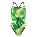 Speedo Women's Team Lightning V-Back One Piece Swimsuit  One Piece Swimsuits  Speedo