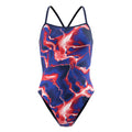 Speedo Women's Team Lightning V-Back One Piece Swimsuit  One Piece Swimsuits  Speedo