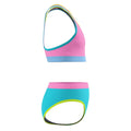 Speedo Girls Solid Racerback Set Two Piece Swimsuit  Two Piece Swimsuits  Speedo