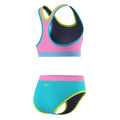 Speedo Girls Solid Racerback Set Two Piece Swimsuit  Two Piece Swimsuits  Speedo