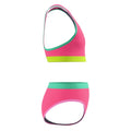Speedo Girls Solid Racerback Set Two Piece Swimsuit  Two Piece Swimsuits  Speedo